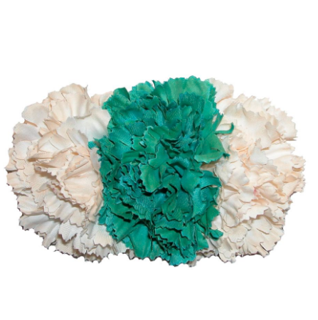 FLAMENCASHOP Flower Tiara Small Black One Size, Black