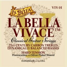 25732 La Bella Vivace Fluorocarbon classical guitar strings - Hard Tension