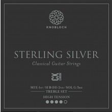 25790 Knobloch Sterling Silver CX Carbon Treble Set Tensión Fuerte