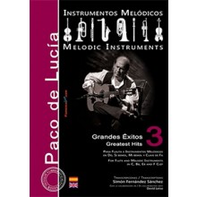 31845 Paco de Lucía - Grandes éxitos para instrumentos melódicos Vol 3 (Libro)