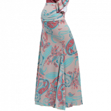  Falda flamenca básica estampada sin godet EF271