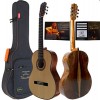 Antonio de Toledo - Modelo Tomatito Andalucía Guitarra Flamenca Negra de Pau Ferro tapa torrefactada