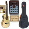 Antonio de Toledo - Modelo Josemí Carmona Guitarra Flamenca Blanca con Cutaway y Previo con efectos y ecualizacíon
