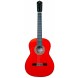 PRUDENCIO SAEZ GUITARRA FLAMENCA MODELO 4 FP rojo brillo (Clavijero Pegheds) tapa